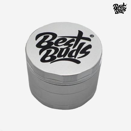 BEST BUDS - Mighty grinder in alluminio 4 parti (60 mm) Silver 